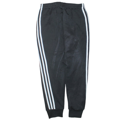 adidas Men's Black Small Jogger Trousers with 3 Stripes