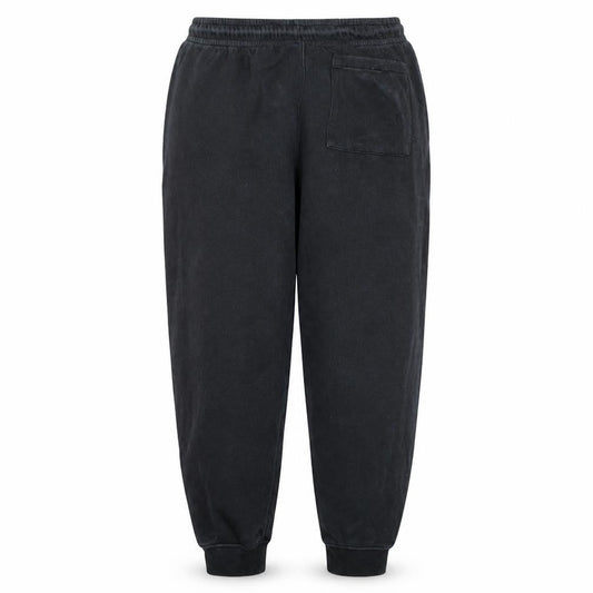 Front view of Jordan Men's Black Joggers Sweatpants, size M, Regular Fit Fleece