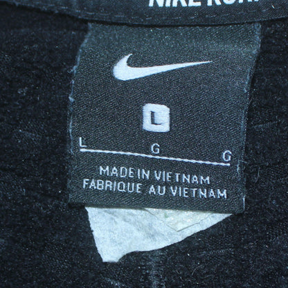 Nike Men's Black L 1/4 Zip Running Sweatshirt Athletic Pullover