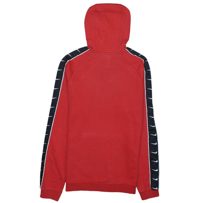 Nike Men's Red XS Pullover Hoodie with Logo Trim