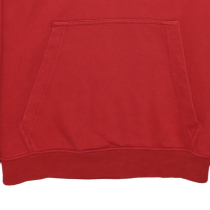 Nike Men's Red XS Pullover Hoodie with Logo Trim