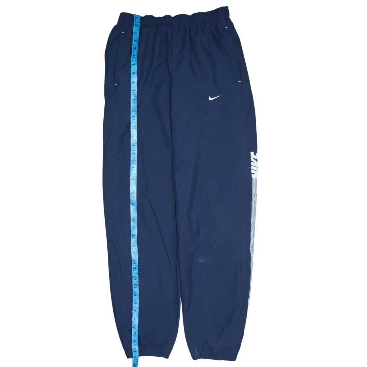 Nike Men's Blue Track Pants S Regular Fit Quick Dry Activewear Trousers