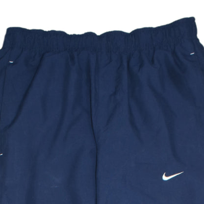 Nike Men's Blue Track Pants S Regular Fit Quick Dry Activewear Trousers