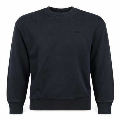 Levi's Men's Black Cotton Crew Neck Pullover Sweatshirt Size S