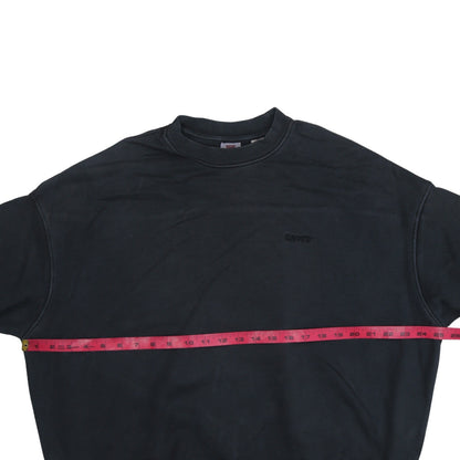Levi's Men's Black Cotton Crew Neck Pullover Sweatshirt Size S