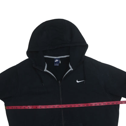 Nike Men's Black Full Zip Hoodie 2XL Fleece Sportswear
