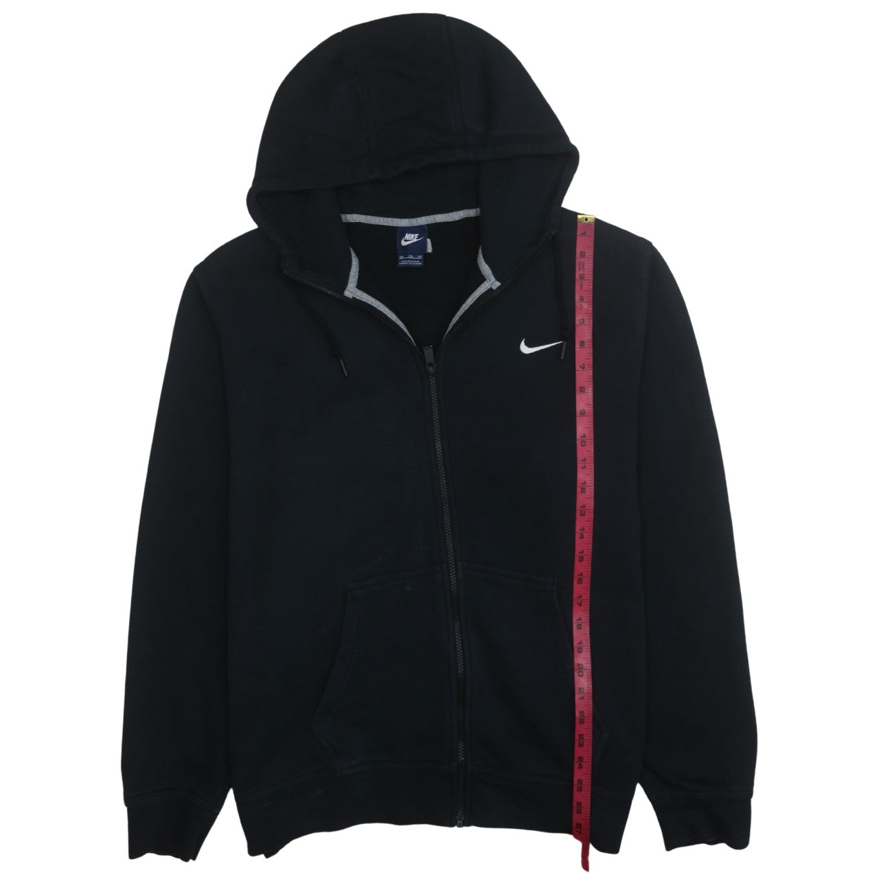Nike Men's Black Full Zip Hoodie 2XL Fleece Sportswear