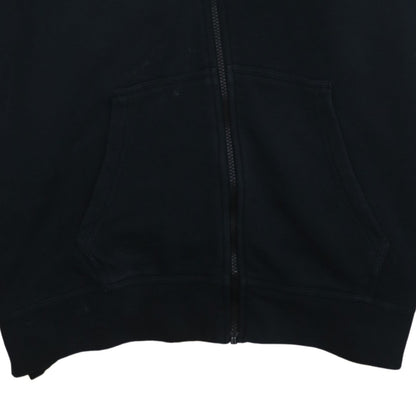 Nike Men's Black Full Zip Hoodie 2XL Fleece Sportswear
