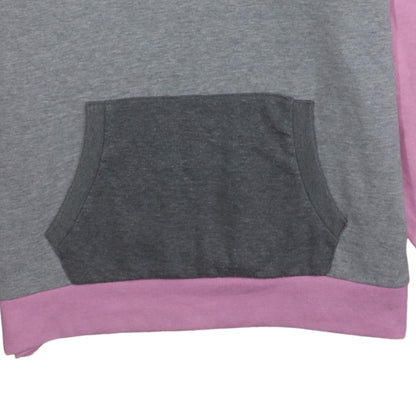 Lee Cooper Women’s Pink & Grey Pullover Hoodie Size 18 Cotton Blend