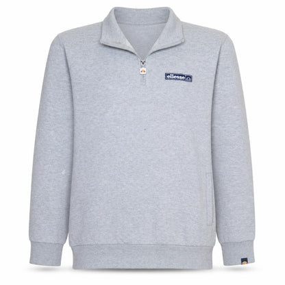 Ellesse Men's Grey 1/4 Zip Pullover Sweatshirt Size L