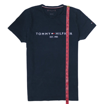 Tommy Hilfiger Men's Blue Organic Cotton Logo T-Shirt Size S