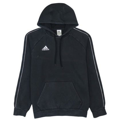 Adidas Men’s Black Pullover Hoodie Size S Sports Logo Fleece