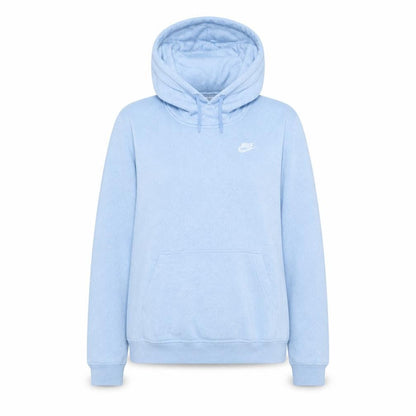 Nike Womens Light Blue Pullover Hoodie XS Cotton Blend
