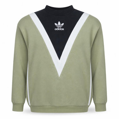 Adidas Women’s Green Sweatshirt Size 6 Logo Retro Pullover