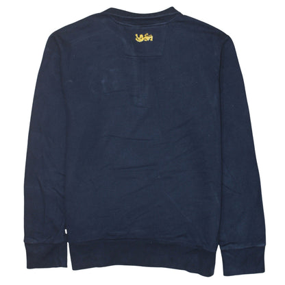 Canterbury Men's Blue 1/2 Zip Rugby Sweatshirt Size L