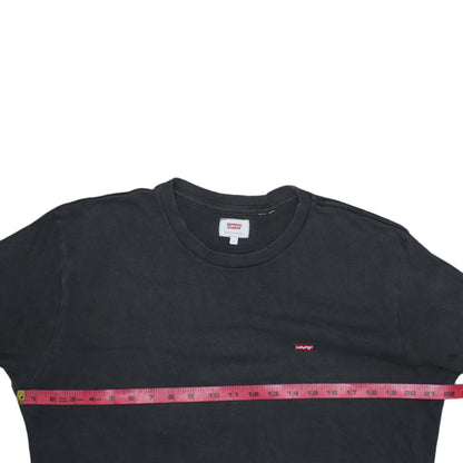 Levi's Men's Black Cotton Crew Neck T-Shirt Size L