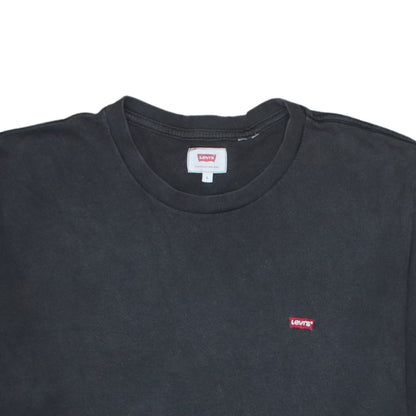 Levi's Men's Black Cotton Crew Neck T-Shirt Size L