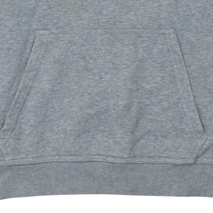 Nike Men's Grey Pullover Hoodie Medium Classic Logo Style