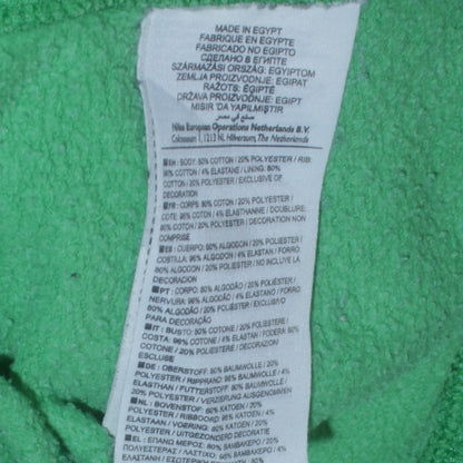 Nike Men's Green Pullover Hoodie Size M Fleece Sportswear