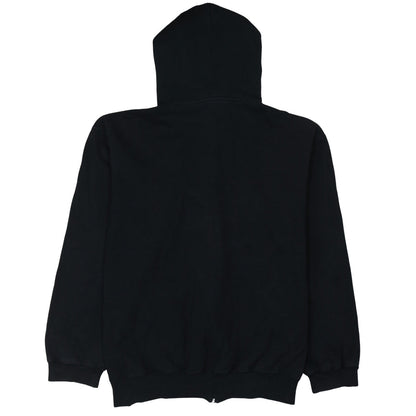 Champion Men's Black 2XL Full Zip Hoodie Cotton Fleece