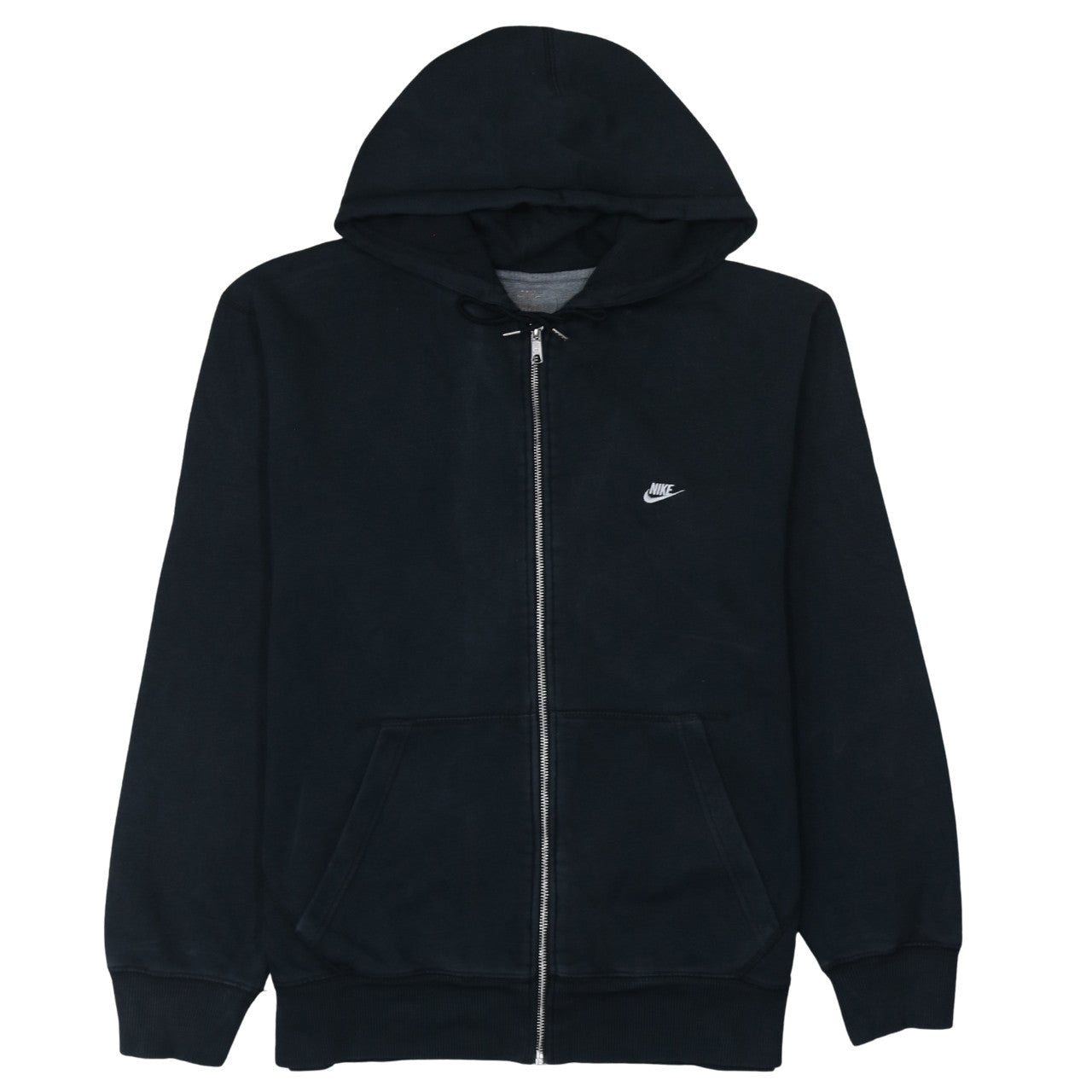 Nike Men's Black XL Full Zip Hoodie Fleece Sweatshirt