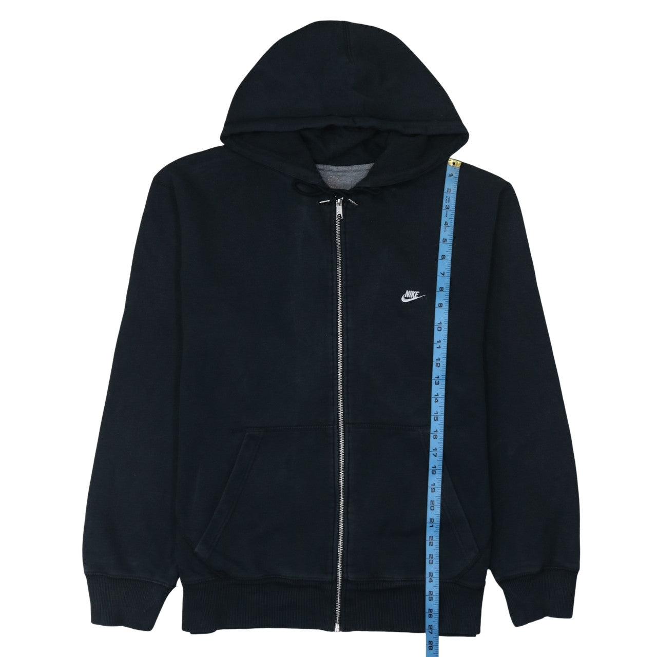 Nike Men's Black XL Full Zip Hoodie Fleece Sweatshirt