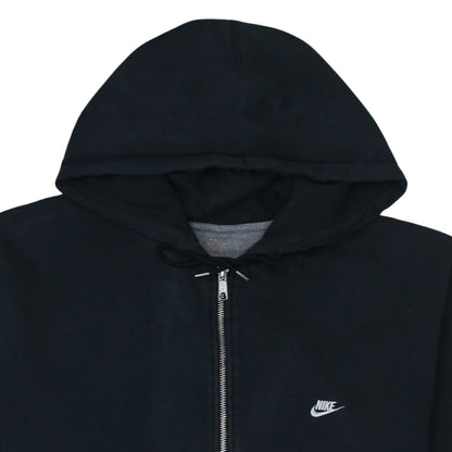 Nike Men's Black XL Full Zip Hoodie Fleece Sweatshirt