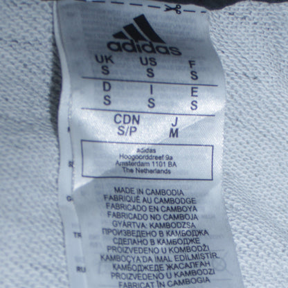 Adidas Men's Grey Full Zip Hoodie Size S Sportswear