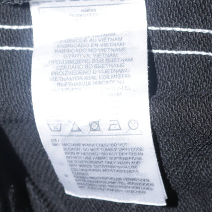 Adidas Women's Black Jogger Trousers UK 12 Elastic Waist Stripe Logo