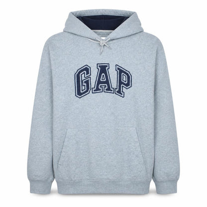 GAP Men’s Grey XL Pullover Fleece Hoodie with Logo