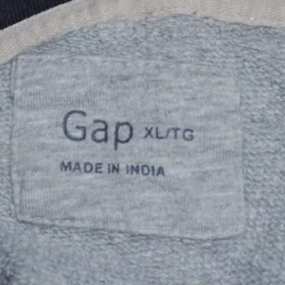 GAP Men’s Grey XL Pullover Fleece Hoodie with Logo