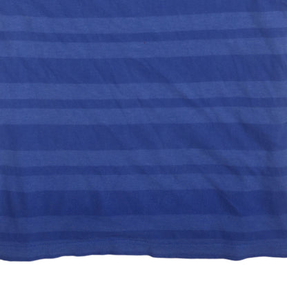 Tommy Jeans Men's Blue Striped Crew Neck Logo T-Shirt Size S