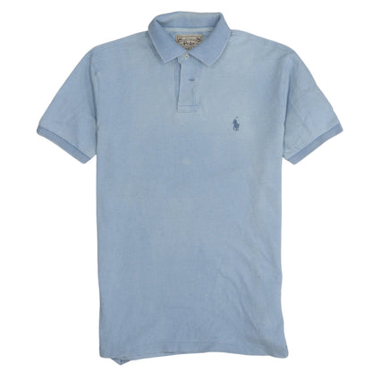 Ralph Lauren Men’s Blue Custom Slim Fit Cotton Polo Shirt Size S