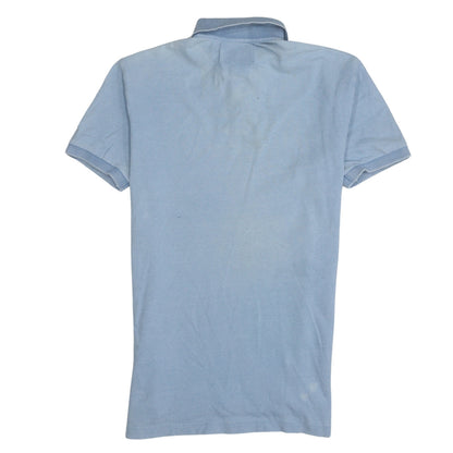 Ralph Lauren Men’s Blue Custom Slim Fit Cotton Polo Shirt Size S