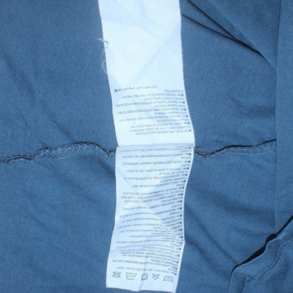 Nike Men's Blue Graphic Print Crew Neck Athletic T-Shirt Medium