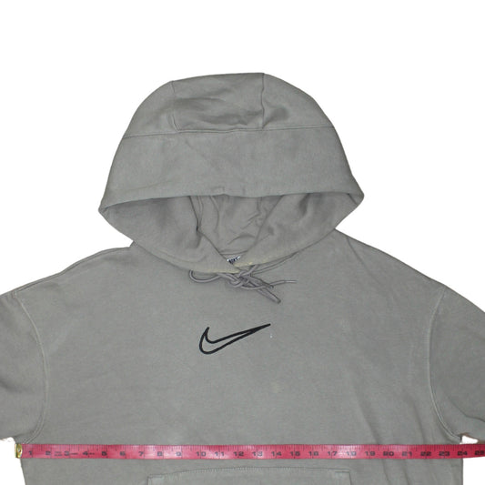 Nike Women’s Grey Pullover Hoodie Small Cotton Blend Casual Sweatshirt