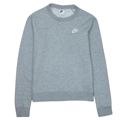 Nike Men’s Grey Crew Neck Pullover Sweatshirt Size S