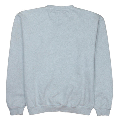 Ellesse Men's Grey Pullover Sweatshirt M Crew Neck Graphic Logo