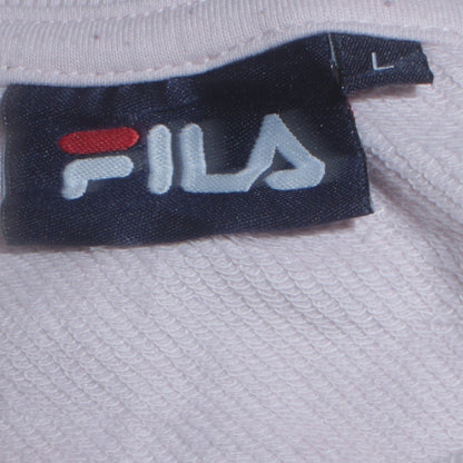 FILA Women Pastel Colourblock Crew Neck Pullover Sweatshirt L