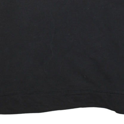 Tommy Hilfiger Men's Black Small Logo Crew Neck Sweatshirt