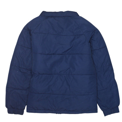 Fila Boys Blue Padded Basic Jacket UK 12 Years Zip Up Winter Coat