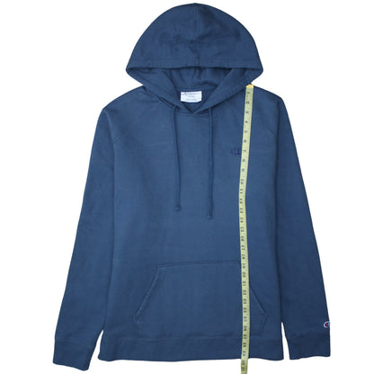 Champion Mens Blue XL Pullover Hoodie Fleece Sweatshirt