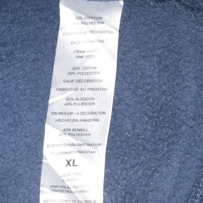 Champion Mens Blue XL Pullover Hoodie Fleece Sweatshirt