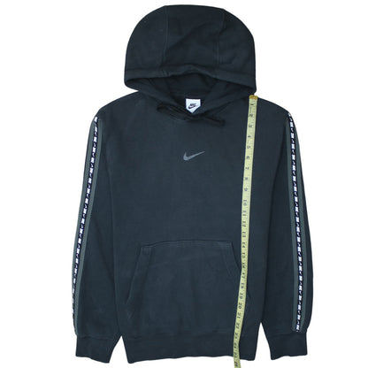 Nike Men's Black XS Pullover Hoodie with Logo Trim