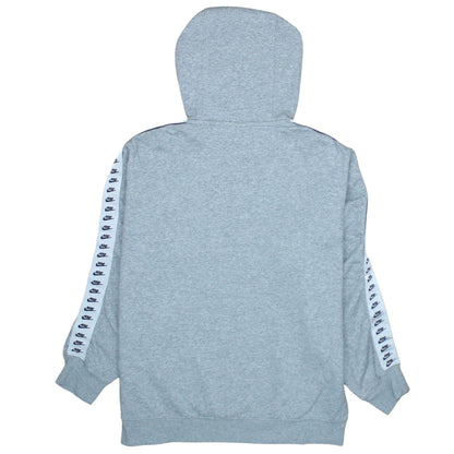 Nike Women's Grey Pullover Hoodie Medium Logo Tape Sleeve