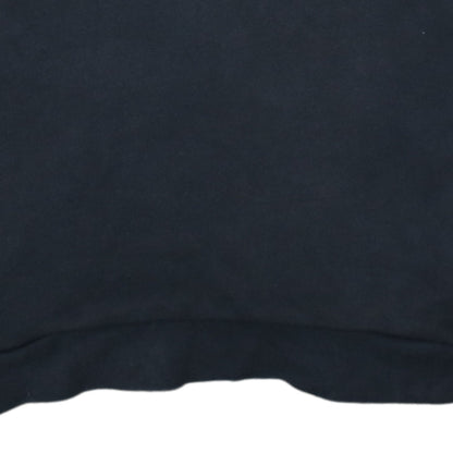 Adidas Mens Black Pullover Hoodie S Sports Logo Fleece Sweatshirt