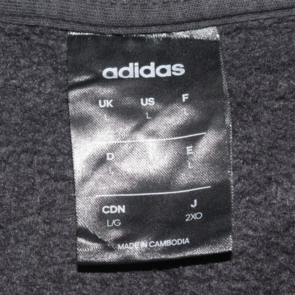 Adidas Men's Black Full Zip Hoodie Size L Sportswear