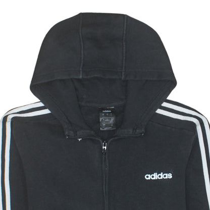 Adidas Men's Black Full Zip Hoodie Size L Sportswear