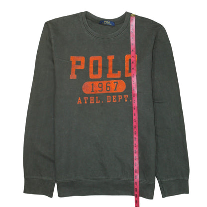 Polo Ralph Lauren Men's Green 2XL Pullover Sweatshirt Crew Neck
