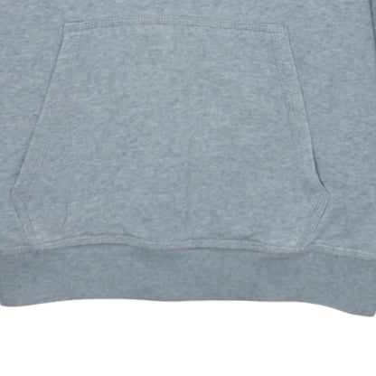 Nike Mens Grey Pullover Hoodie S Fleece Logo Sportswear